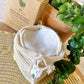 Hemp Cotton Rounds 10 Pack with Mesh Cotton Laundry Bag The Eco Joynt Ear Care