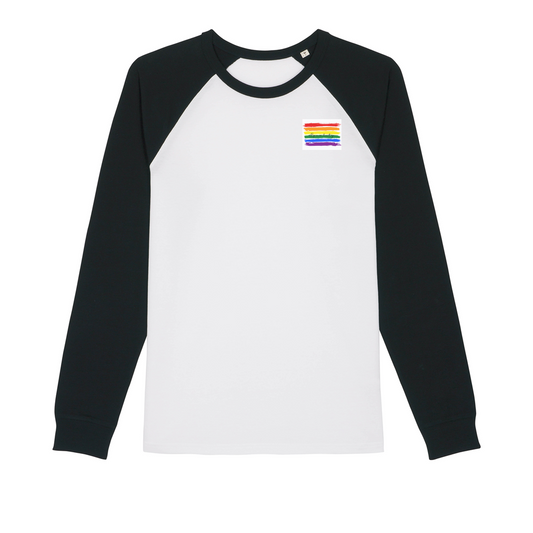 Raglan Long Sleeve Shirt | Equality Print | Organic