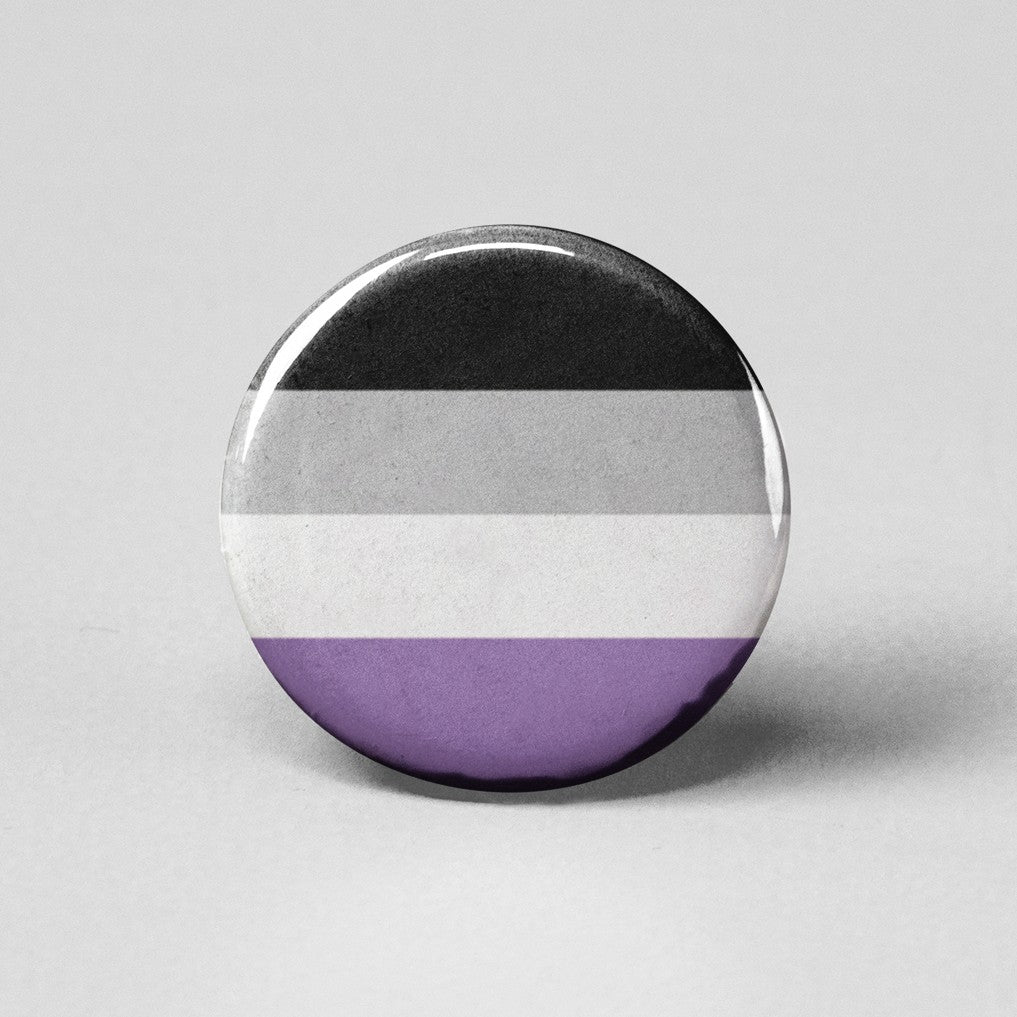 Asexual Flag Pinback Button The Eco Joynt Pinback Buttons
