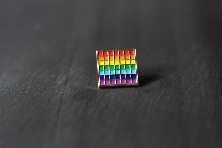 Rainbow Pride Pin - LGBT Pride Series. Gay, Lesbian, Trans Pride Pins The Eco Joynt Pinback Buttons