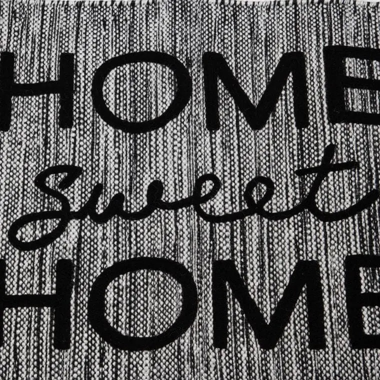 Recycled PET Plastic Hand Woven Outdoor "Home Sweet Home" Rug The Eco Joynt Home & Kitchen