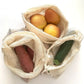 Reusable GOTS Organic Cotton Produce Bags- 3PK The Eco Joynt Shopping Totes