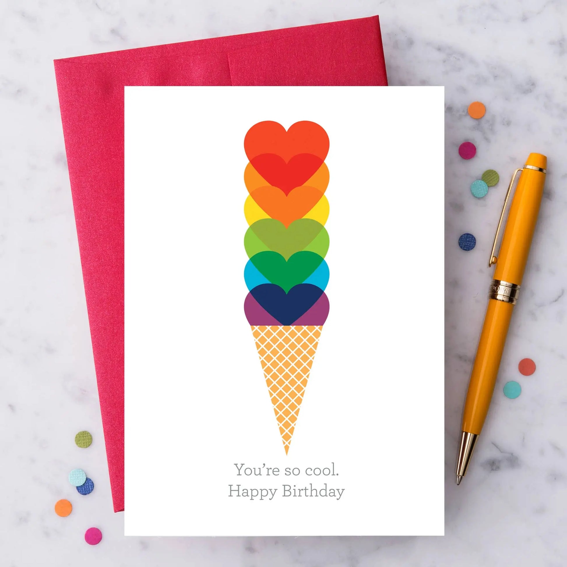 "You're So Cool! Happy Birthday" Greeting Card The Eco Joynt Greeting & Note Cards